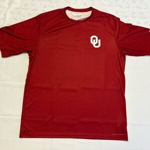 University of Oklahoma Crimson Short-Sleeve Columbia PFG T-shirt